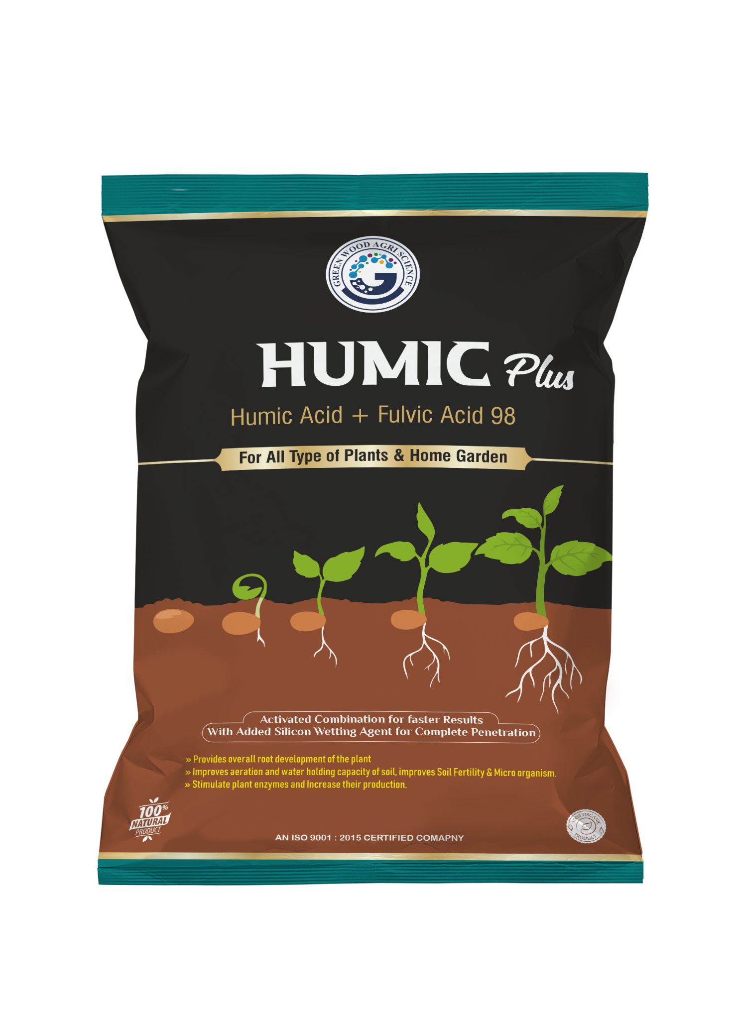 Humic Plus (Humic Acid + Fulvic Acid 98%)